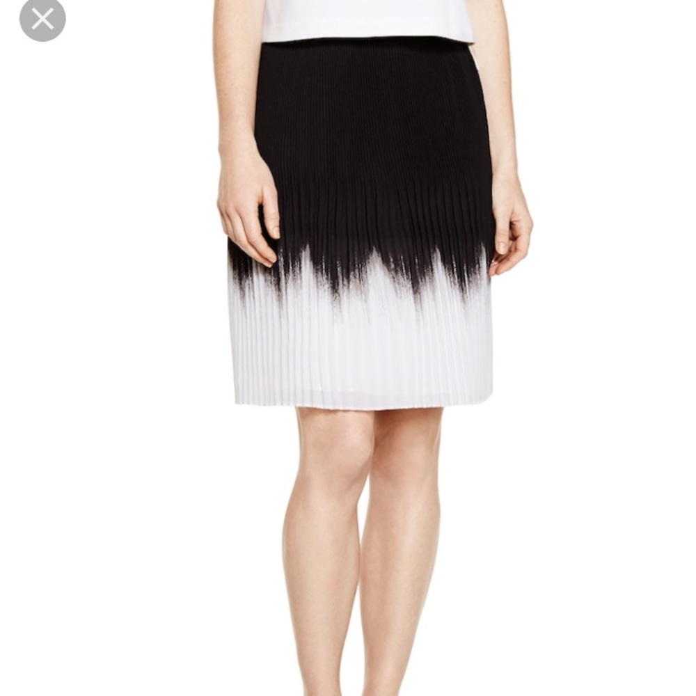 NWT adorable WHBM black and white ombré skirt